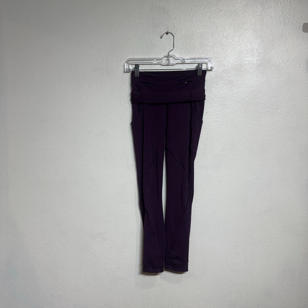 Lululemon Eggplant Leggings Sz 2
